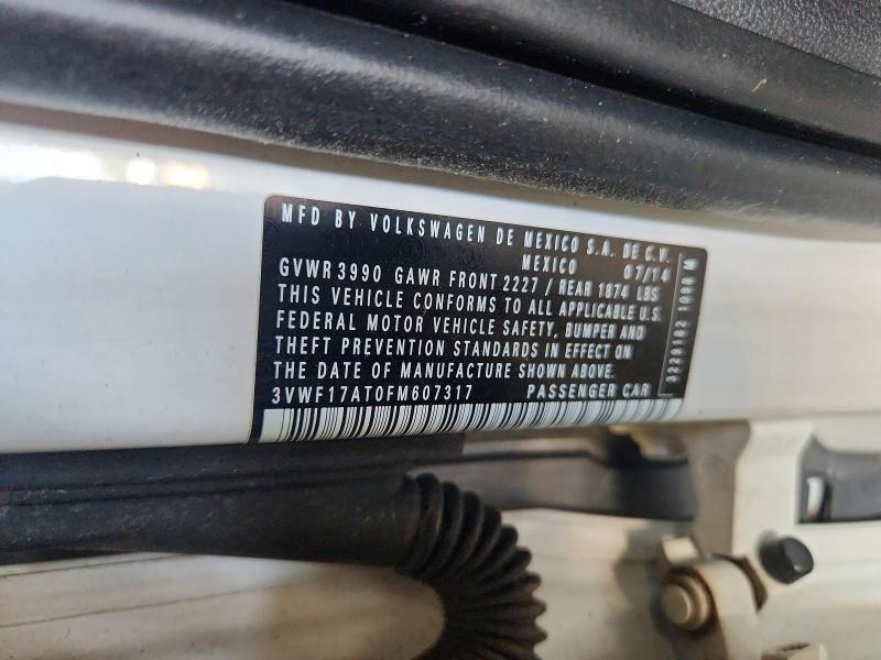 Aukcja sprzedaży 2015 Volkswagen Beetle, vin: 3VWF17AT0FM607317, numer aukcji: 58022936