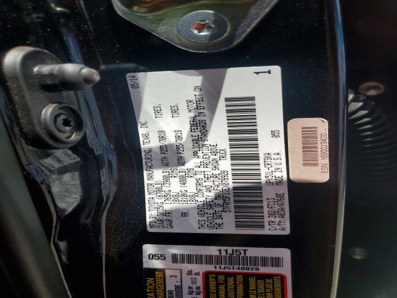 2014 Toyota Tundra მანქანა იყიდება აუქციონზე, vin: 5TFRM5F17EX078928, აუქციონის ნომერი: 61402036
