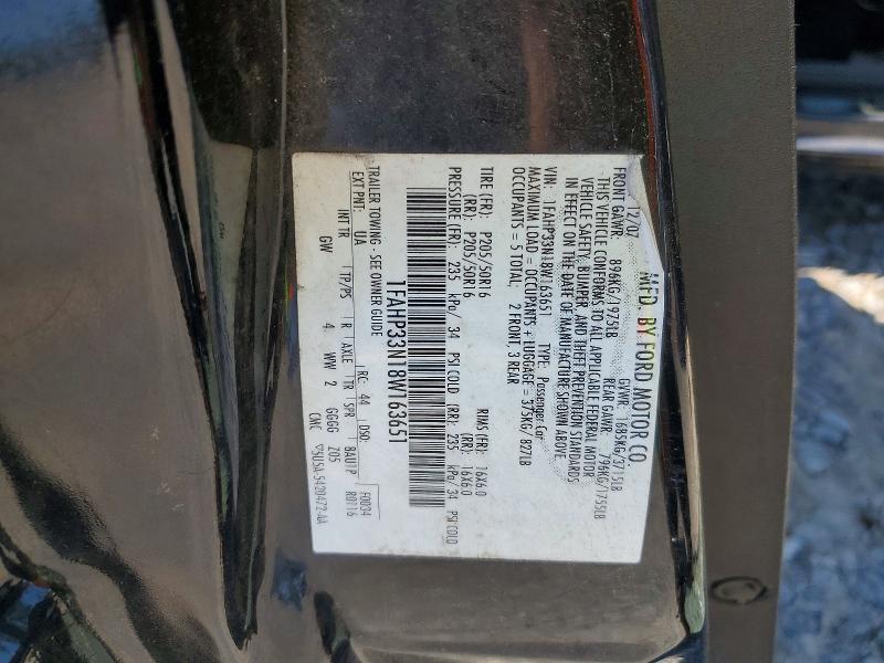 61846076 :رقم المزاد ، 1FAHP33N18W163651 vin ، 2008 Ford Focus مزاد بيع
