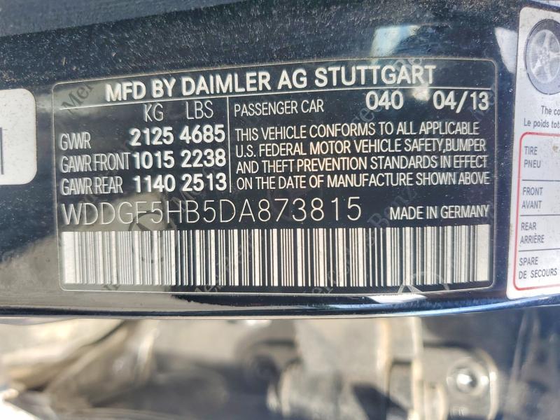 Продаж на аукціоні авто 2013 Mercedes-benz C, vin: WDDGF5HB5DA873815, номер лоту: 60259296