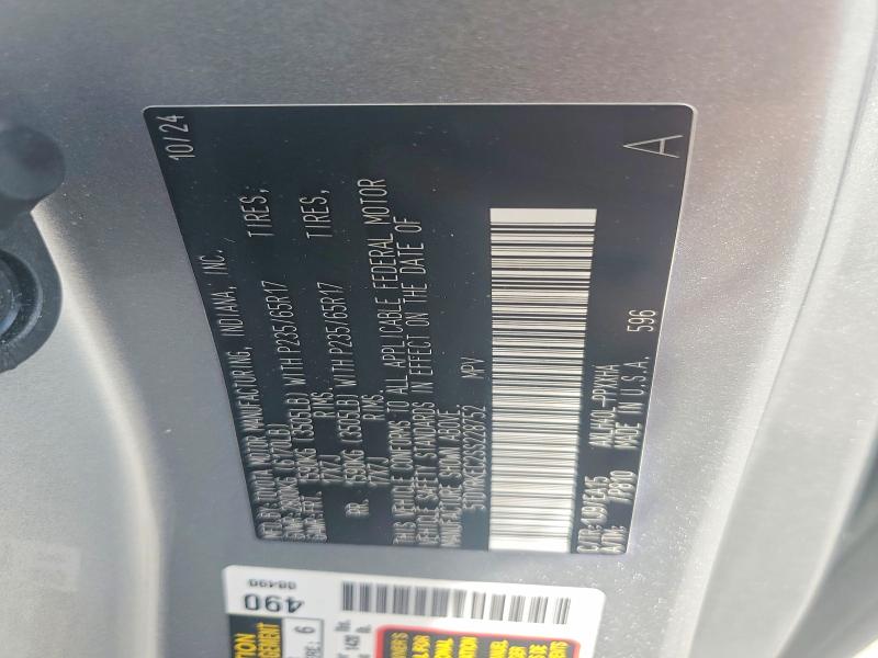 Продажа на аукционе авто 2025 Toyota Sienna, vin: 5TDYRKEC2SS228752, номер лота: 60765516