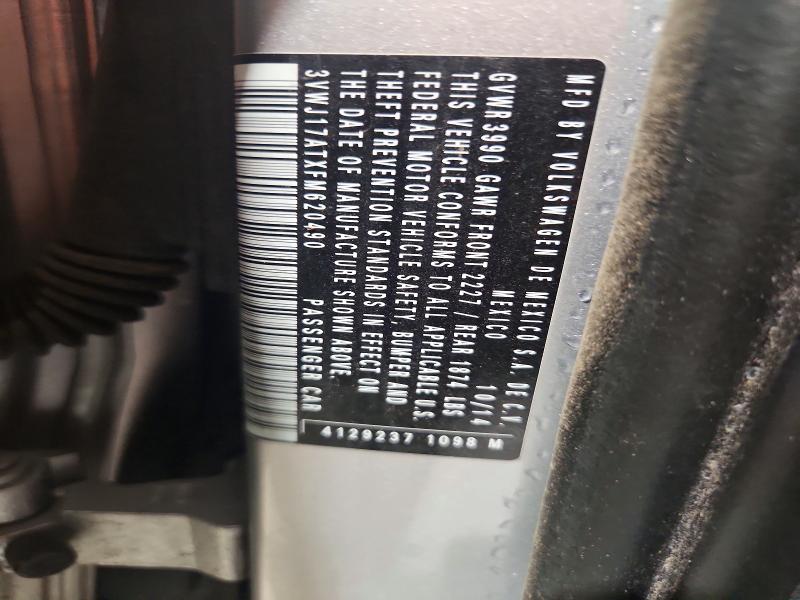 Aukcja sprzedaży 2015 Volkswagen Beetle, vin: 3VWJ17ATXFM620490, numer aukcji: 62616936