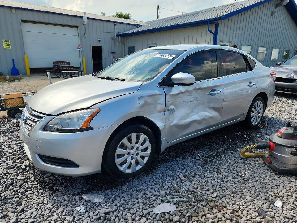 2015 Nissan Sentra მანქანა იყიდება აუქციონზე, vin: 3N1AB7APXFY285584, აუქციონის ნომერი: 59863756