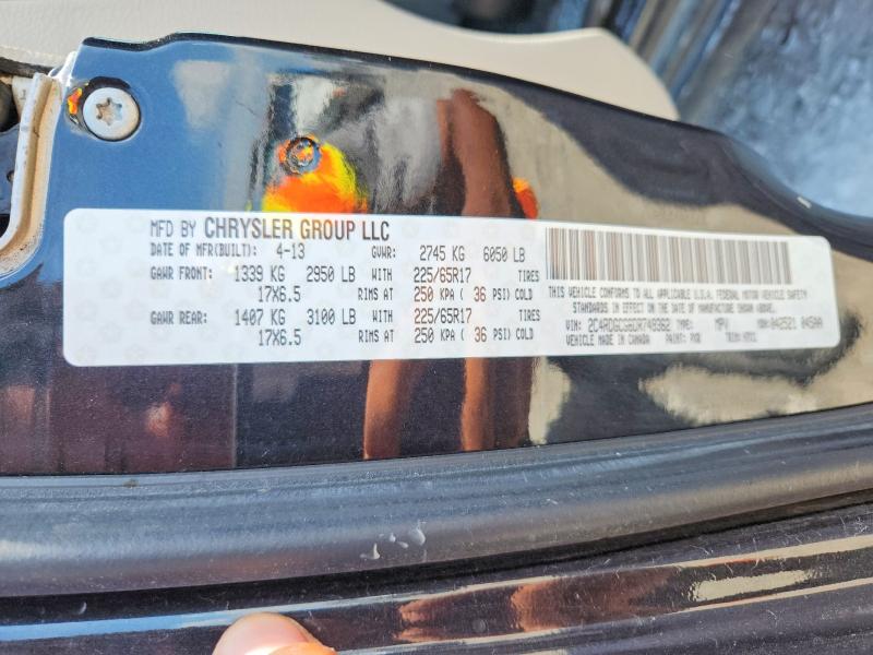 Aukcja sprzedaży 2013 Dodge Grand Caravan, vin: 2C4RDGCG6DR749362, numer aukcji: 60153666