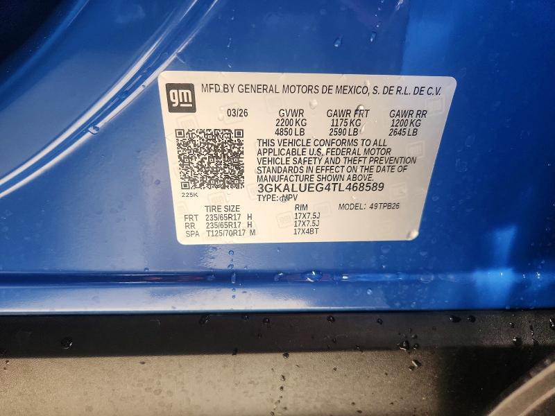 60101966 :رقم المزاد ، 3GKALUEG4TL468589 vin ، 2026 Gmc Terrain مزاد بيع