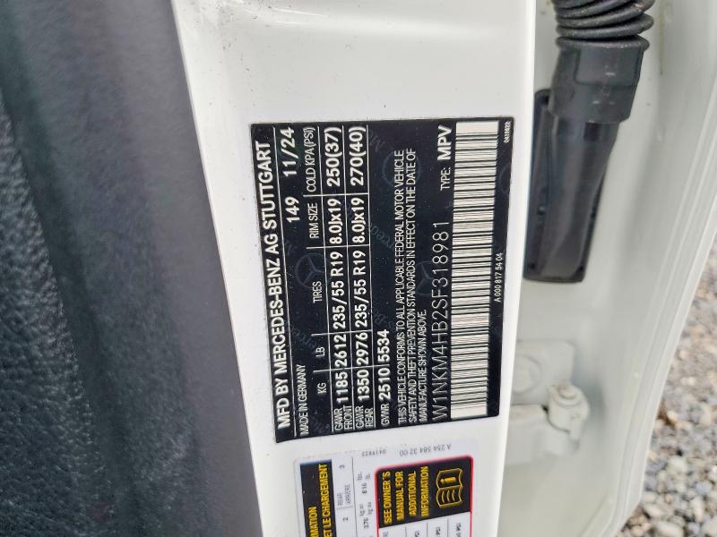 Продаж на аукціоні авто 2025 Mercedes-benz Glc, vin: W1NKM4HB2SF318981, номер лоту: 85978455