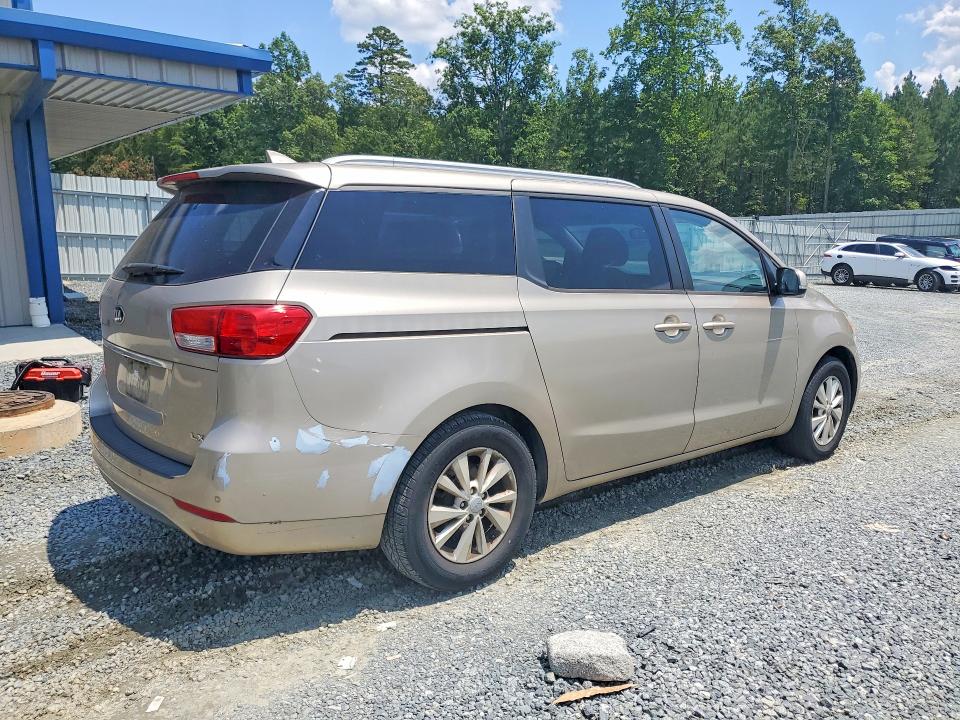 2015 Kia Sedona მანქანა იყიდება აუქციონზე, vin: KNDMB5C11F6021278, აუქციონის ნომერი: 60206286