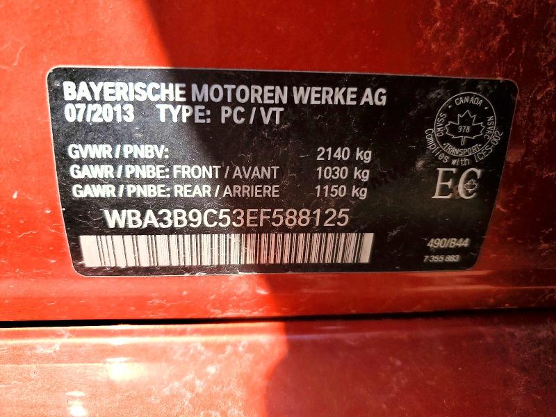 Aukcja sprzedaży 2014 Bmw 335, vin: WBA3B9C53EF588125, numer aukcji: 60826216