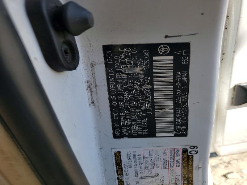 61928746 :رقم المزاد ، JTDBR32E852067742 vin ، 2005 Toyota Corolla مزاد بيع