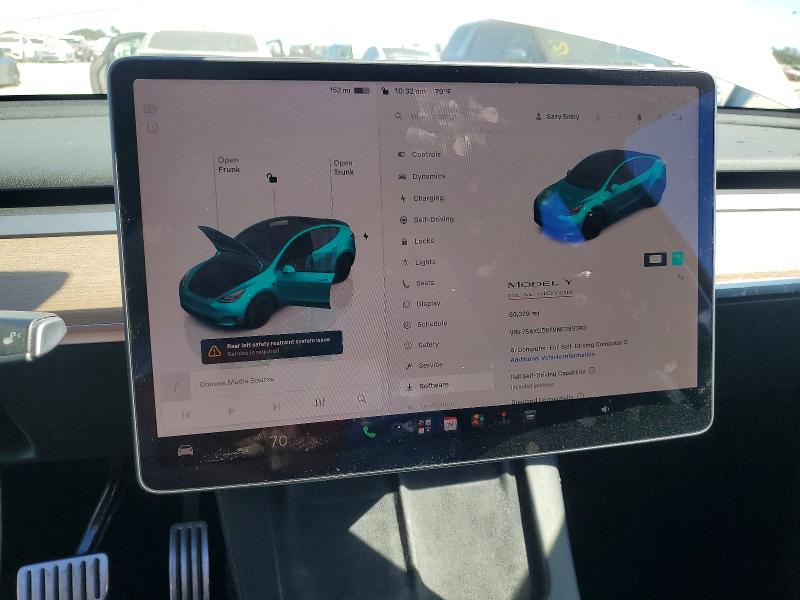 Продажа на аукционе авто 2022 Tesla Model Y, vin: 7SAYGDEF9NF393740, номер лота: 62351916