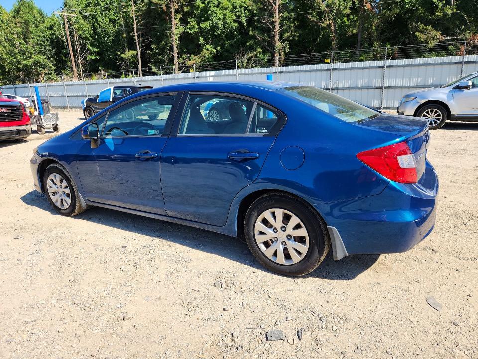 Продаж на аукціоні авто 2012 Honda Civic, vin: 2HGFB2F50CH537116, номер лоту: 63229196
