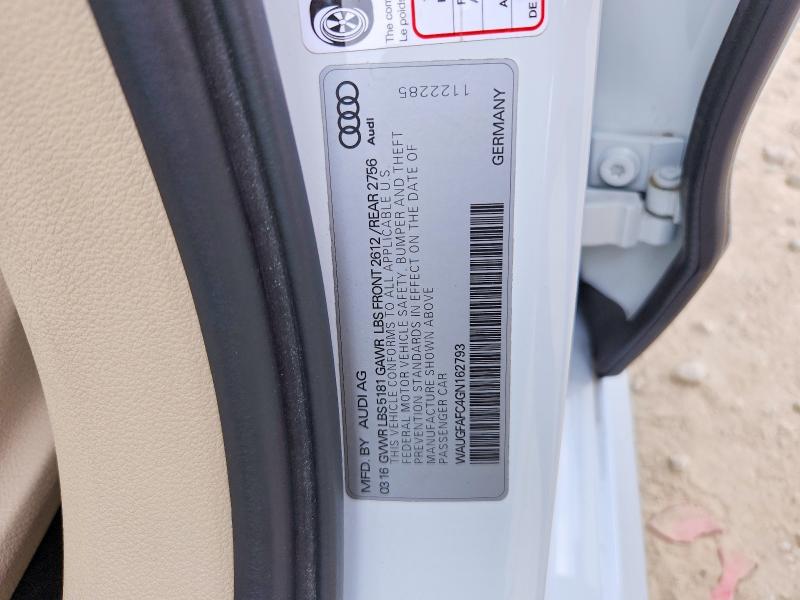Продаж на аукціоні авто 2016 Audi A6, vin: WAUGFAFC4GN162793, номер лоту: 61021016