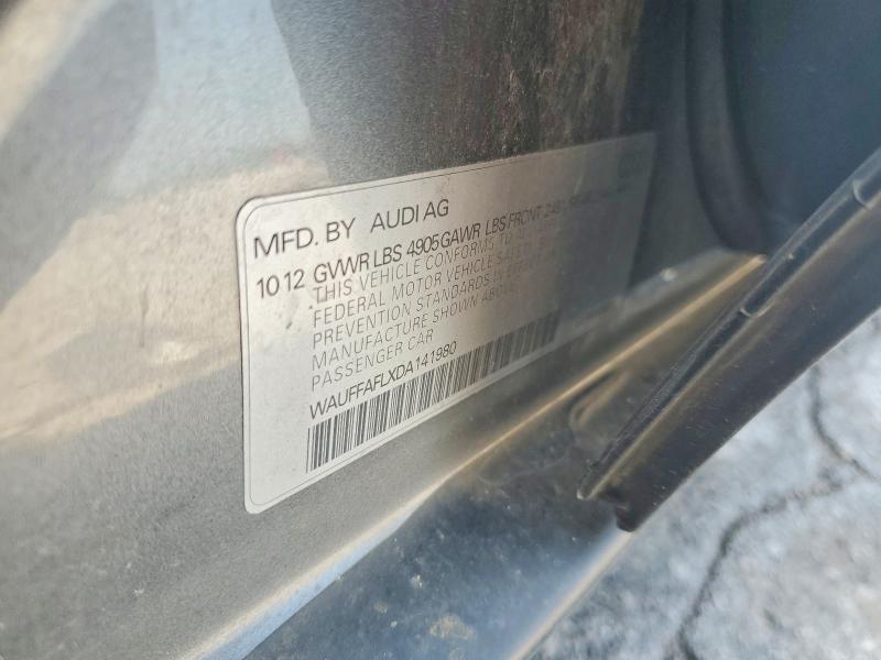 2013 Audi A4 მანქანა იყიდება აუქციონზე, vin: WAUFFAFLXDA141980, აუქციონის ნომერი: 59994286