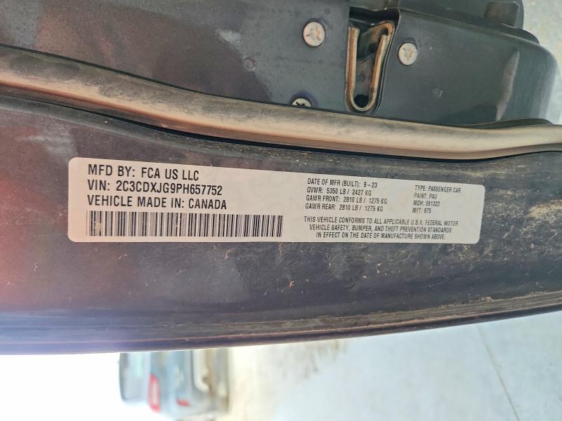 Продажа на аукционе авто 2023 Dodge Charger, vin: 2C3CDXJG9PH657752, номер лота: 59806696