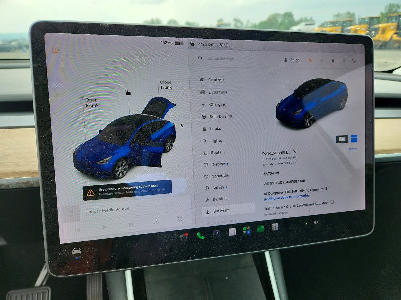 Aukcja sprzedaży 2021 Tesla Model Y, vin: 5YJYGDEE4MF087306, numer aukcji: 62857026