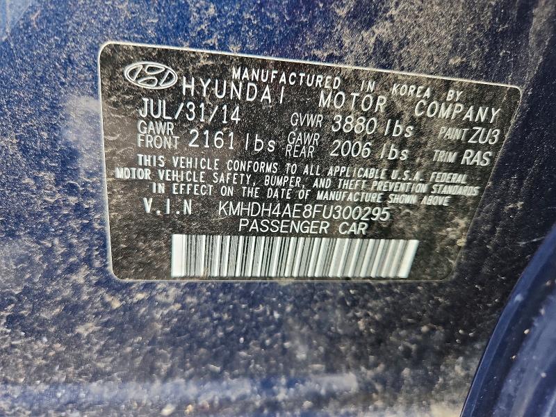 Продаж на аукціоні авто 2015 Hyundai Elantra, vin: KMHDH4AE8FU300295, номер лоту: 61957126