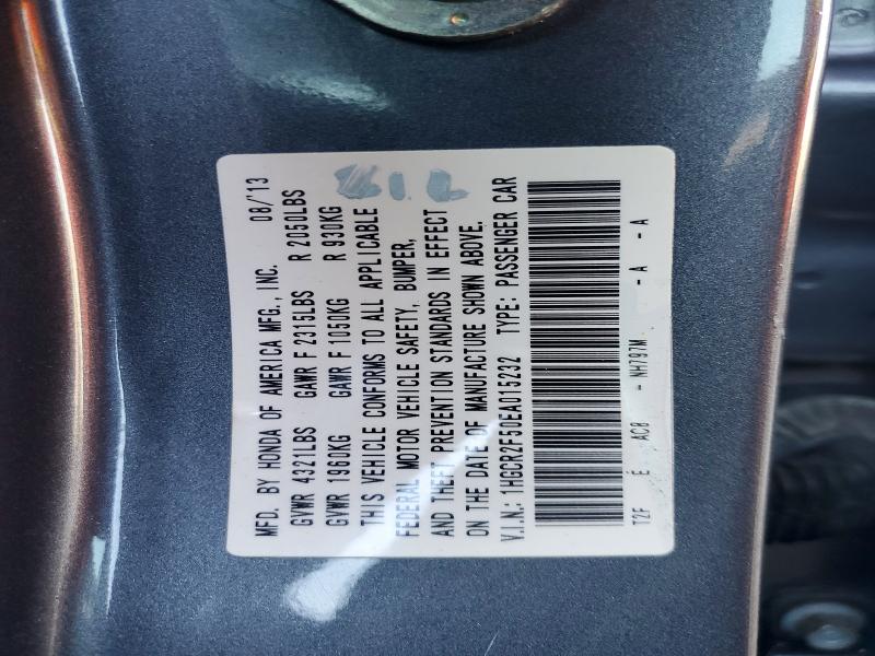 Aukcja sprzedaży 2014 Honda Accord, vin: 1HGCR2F50EA015232, numer aukcji: 59293326