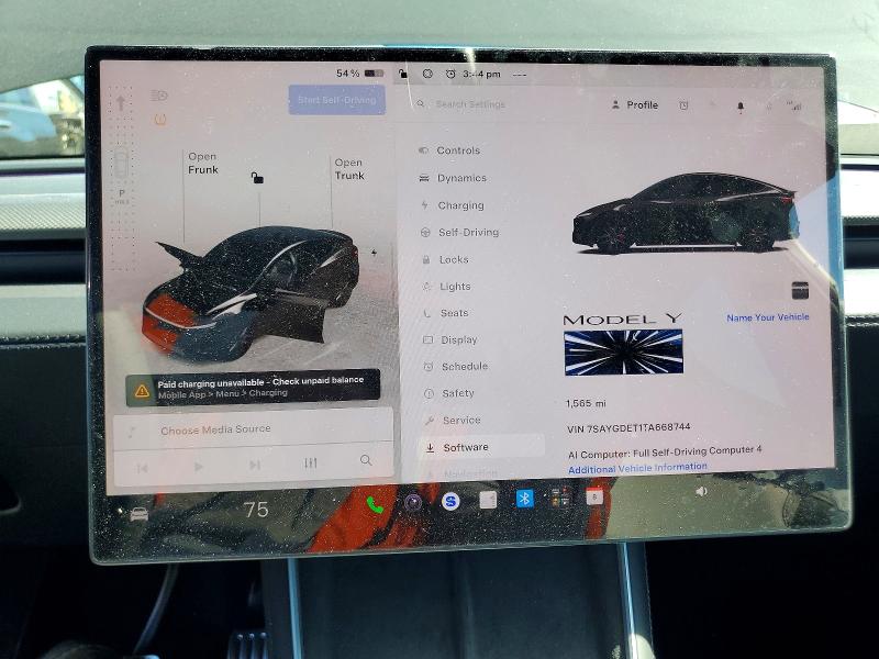 Продаж на аукціоні авто 2026 Tesla Model Y, vin: 7SAYGDET1TA668744, номер лоту: 60500126