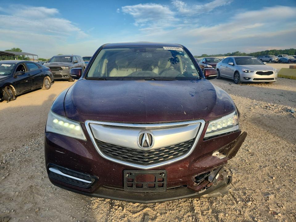 59594536 :رقم المزاد ، 5FRYD4H49EB046682 vin ، 2014 Acura Mdx مزاد بيع