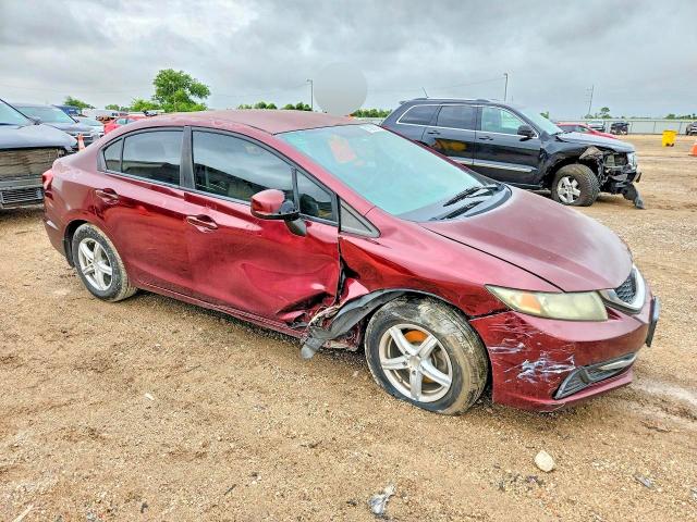 61399726 :رقم المزاد ، 2HGFB2F54DH543728 vin ، 2013 Honda Civic مزاد بيع