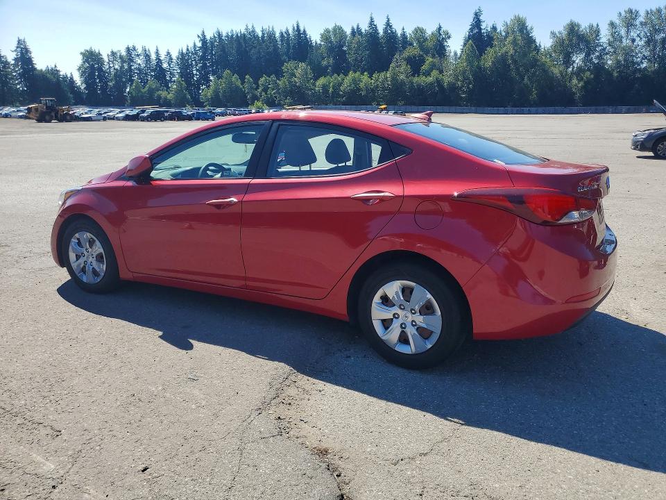 61401246 :رقم المزاد ، KMHDH4AE1GU526566 vin ، 2016 Hyundai Elantra مزاد بيع