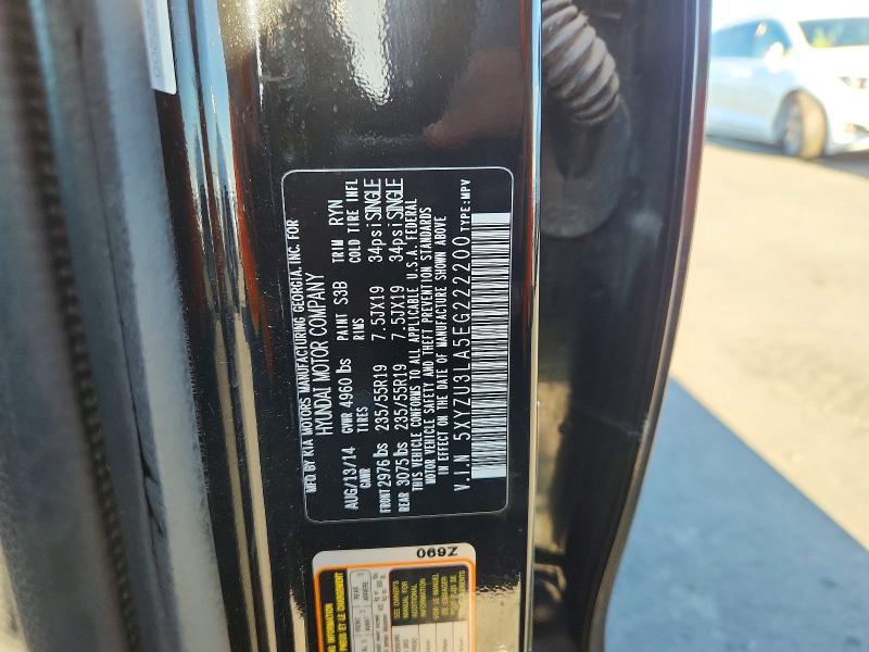61304316 :رقم المزاد ، 5XYZU3LA5EG222200 vin ، 2014 Hyundai Santa Fe Sport مزاد بيع