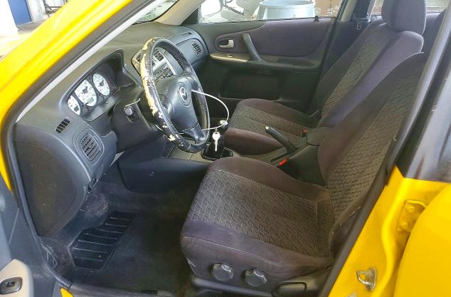 59770036 :رقم المزاد ، JM1BJ245521590524 vin ، 2002 Mazda Protege مزاد بيع