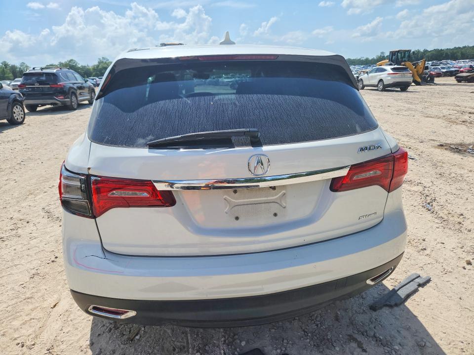 60025766 :رقم المزاد ، 5FRYD4H43GB049239 vin ، 2016 Acura Mdx مزاد بيع