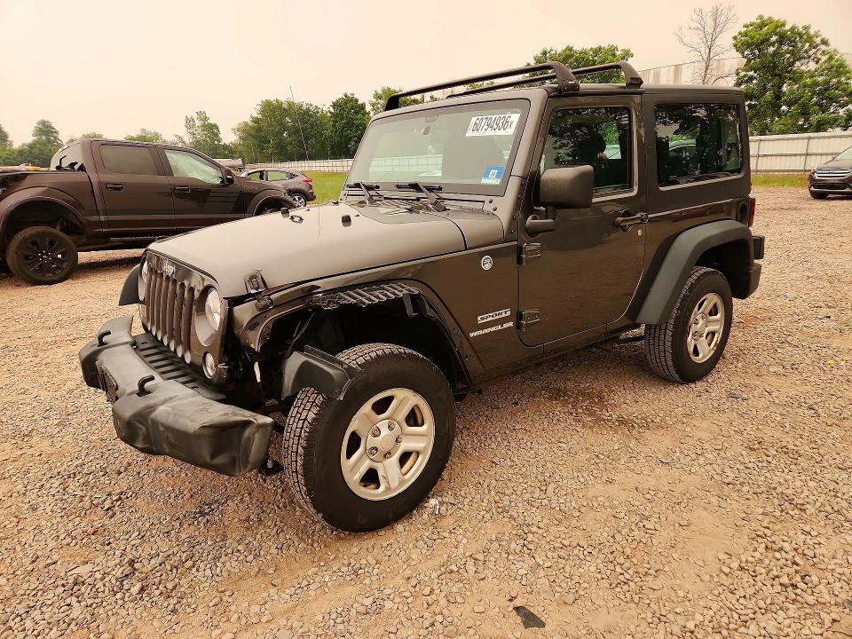 60794936 :رقم المزاد ، 1C4AJWAGXGL348915 vin ، 2016 Jeep Wrangler مزاد بيع