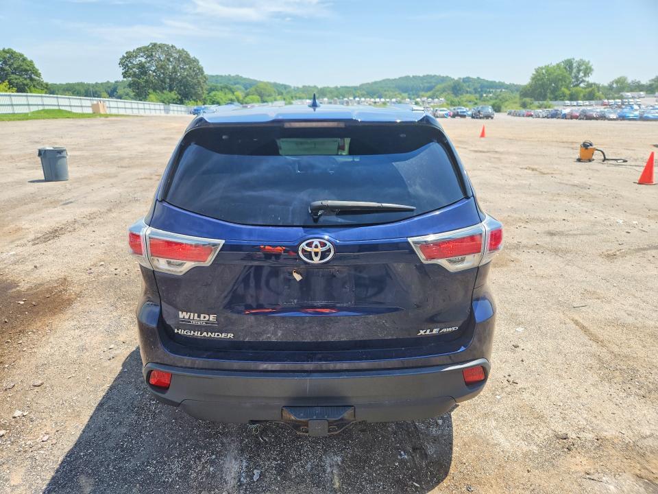 Aukcja sprzedaży 2016 Toyota Highlander, vin: 5TDJKRFH3GS232289, numer aukcji: 59999426