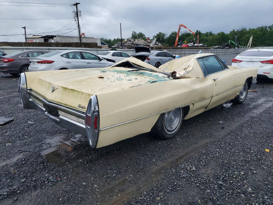 1968 Cadillac Deville მანქანა იყიდება აუქციონზე, vin: J8266777, აუქციონის ნომერი: 60486156