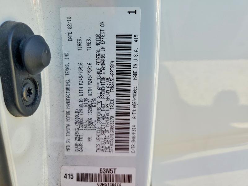 Aukcja sprzedaży 2016 Toyota Tacoma, vin: 5TFAX5GN1GX063270, numer aukcji: 61018616
