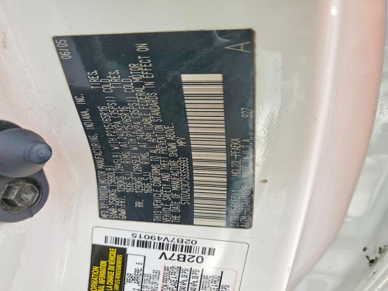 Aukcja sprzedaży 2005 Toyota Sienna, vin: 5TDZA23C75S355693, numer aukcji: 59844626