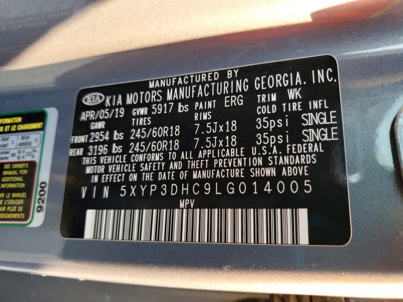 Продаж на аукціоні авто 2020 Kia Telluride, vin: 5XYP3DHC9LG014005, номер лоту: 62655146