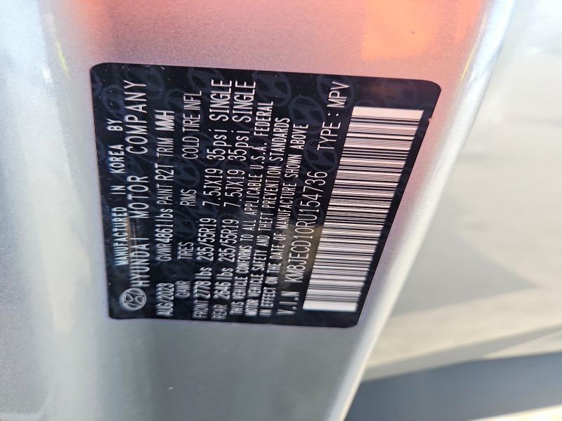 63010266 :رقم المزاد ، KM8JECD10RU154736 vin ، 2024 Hyundai Tucson مزاد بيع