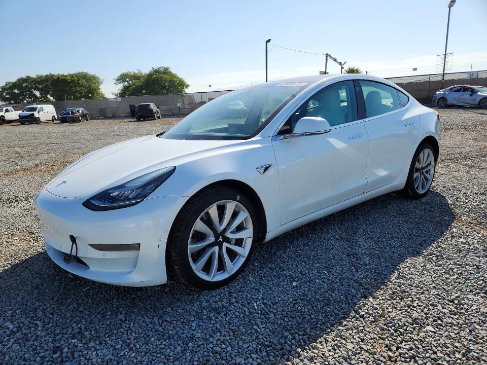 2019 Tesla Model 3 მანქანა იყიდება აუქციონზე, vin: 5YJ3E1EA3KF302666, აუქციონის ნომერი: 60888576