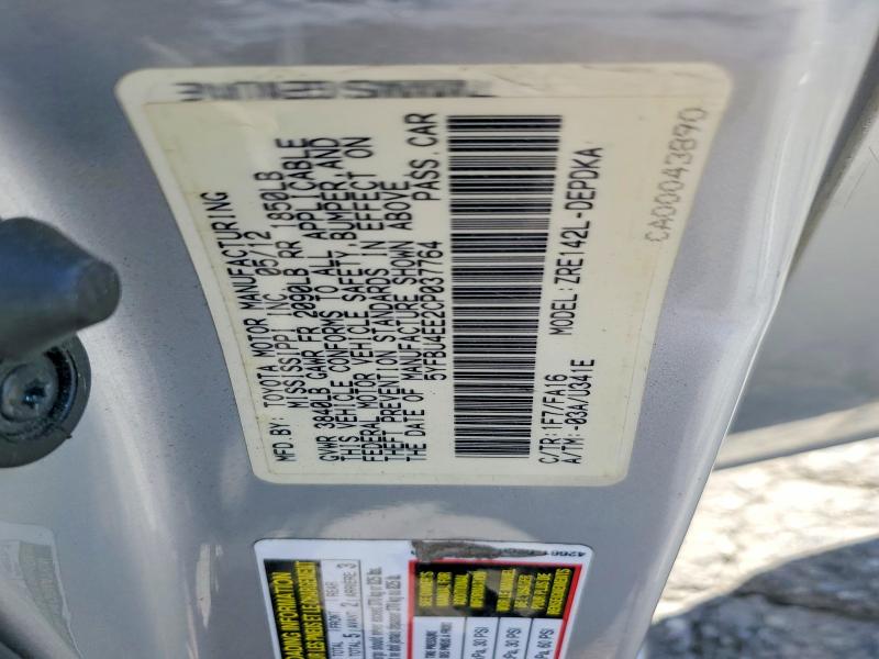 Продажа на аукционе авто 2012 Toyota Corolla, vin: 5YFBU4EE2CP037764, номер лота: 63255566