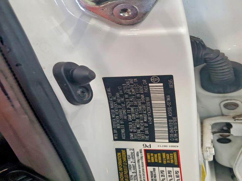 2013 Toyota Camry მანქანა იყიდება აუქციონზე, vin: 4T4BF1FK2DR306168, აუქციონის ნომერი: 58994356