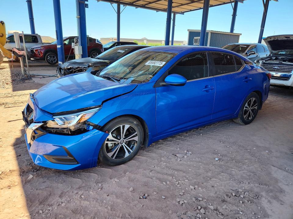 2021 Nissan Sentra მანქანა იყიდება აუქციონზე, vin: 3N1AB8CVXMY201648, აუქციონის ნომერი: 85992775