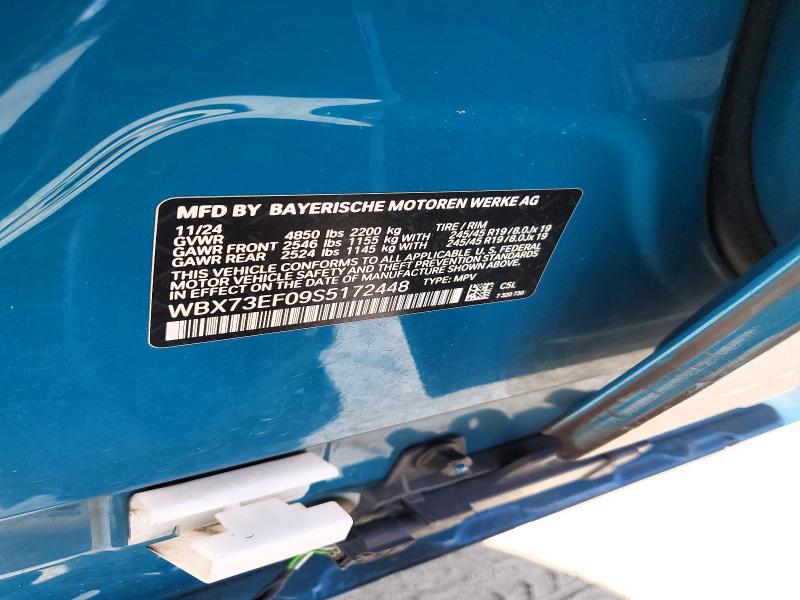 Продажа на аукционе авто 2025 Bmw X1, vin: WBX73EF09S5172448, номер лота: 58882046