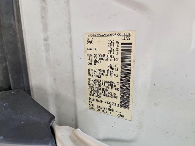 Продаж на аукціоні авто 2023 Nissan Rogue, vin: 5N1BT3BA2PC760250, номер лоту: 62814786
