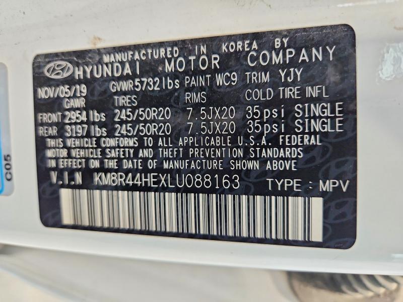 Продажа на аукционе авто 2020 Hyundai Palisade, vin: KM8R44HEXLU088163, номер лота: 59824596