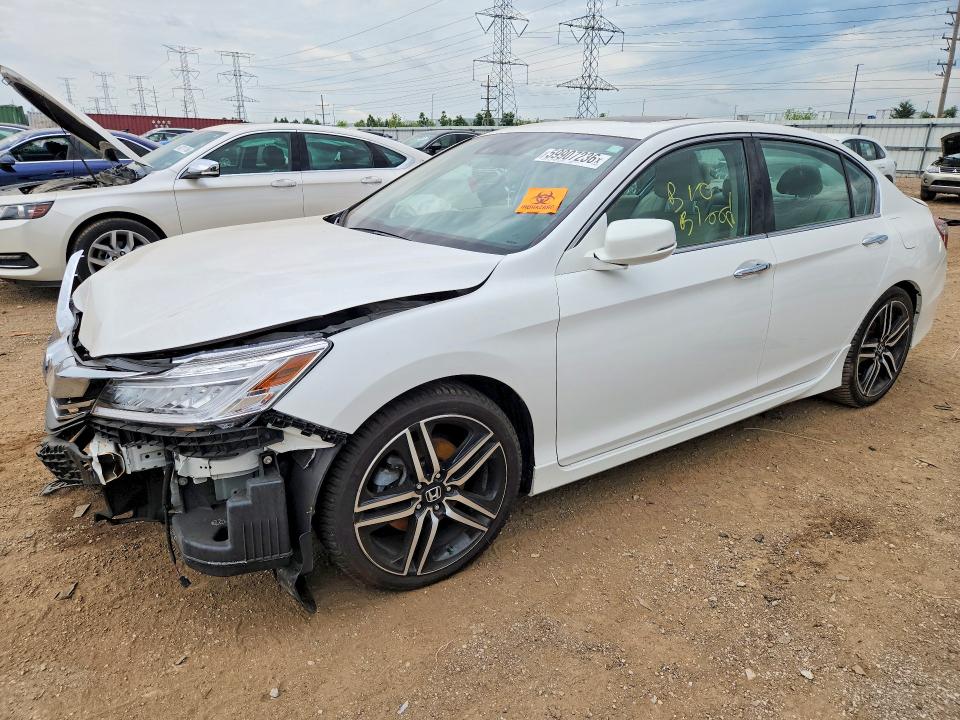 59907236 :رقم المزاد ، 1HGCR3F99GA022997 vin ، 2016 Honda Accord مزاد بيع