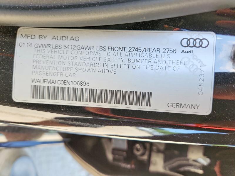 95588825 :رقم المزاد ، WAUFMAFC0EN106896 vin ، 2014 Audi A6 مزاد بيع