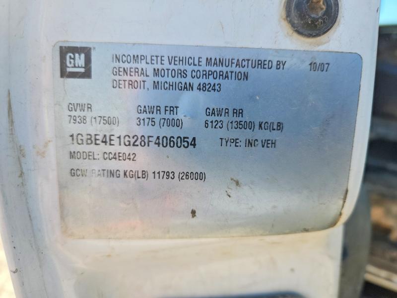Aukcja sprzedaży 2008 Chevrolet C4500, vin: 1GBE4E1G28F406054, numer aukcji: 58410146