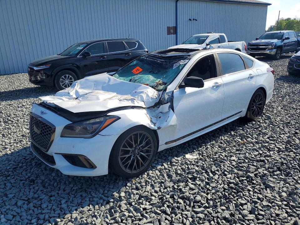 60263846 :رقم المزاد ، KMHGN4JB7JU285485 vin ، 2018 Genesis G80 مزاد بيع