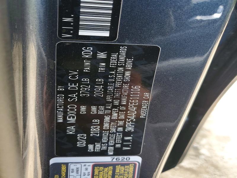 Продаж на аукціоні авто 2023 Kia Forte, vin: 3KPF54AD4PE611106, номер лоту: 85793425