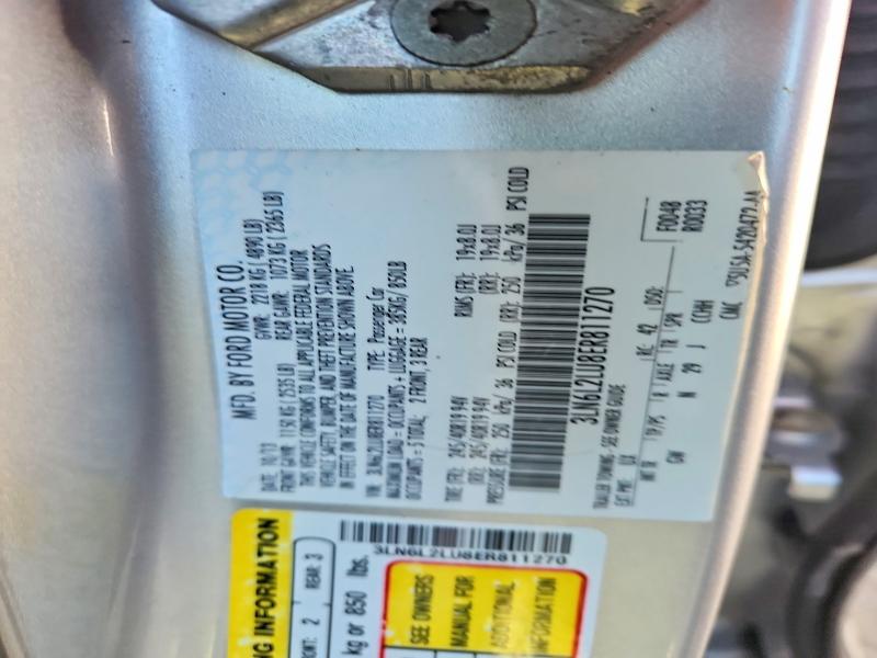 Продажа на аукционе авто 2014 Lincoln Mkz, vin: 3LN6L2LU8ER811270, номер лота: 60230386