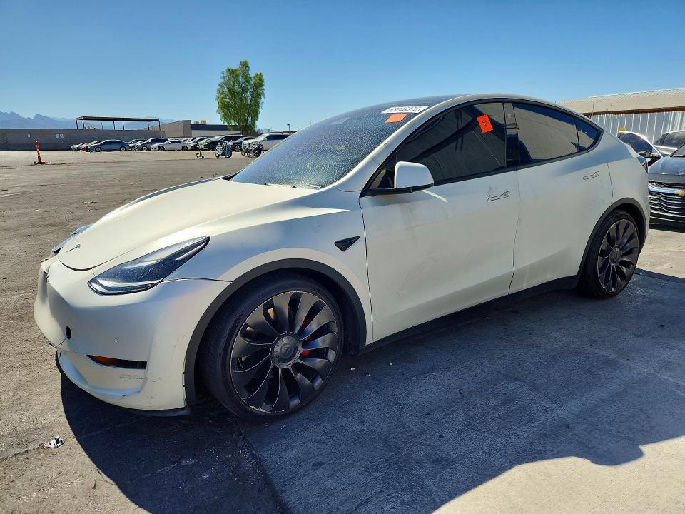 2022 Tesla Model Y მანქანა იყიდება აუქციონზე, vin: 7SAYGDEF6NF337545, აუქციონის ნომერი: 63246376