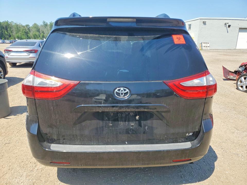 60627116 :رقم المزاد ، 5TDKZ3DC3HS860391 vin ، 2017 Toyota Sienna مزاد بيع